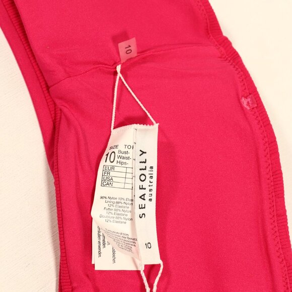 NWT Seafolly X Revolve Your Type Tube Top in Persian Pink - Picture 10 of 16